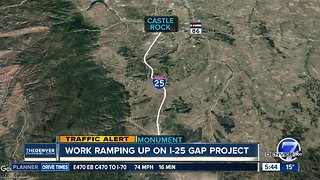 Work ramping up on I-25 gap project south end