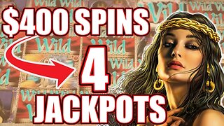 😱 $400 SPINS = 4 JACKPOT HANDPAYS on 🌖 Midnight Eclipse Slot Machine! MASSIVE HIGH LIMIT SLOT PLAY