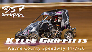 On car with Kylee Griffitts at Wayne County Speedway from 11720