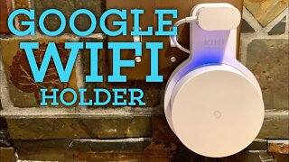 Wall Mount Holder Outlet Bracket for Google WiFi Mesh Router System by KIWI Review