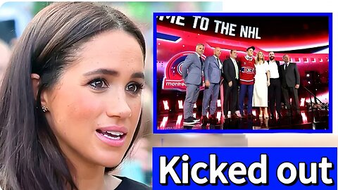 Meghan In Cold Sweat As Celine Dion Kick Her Out Of A-Listers Photo At 2024 Upper Deck NHL Draft