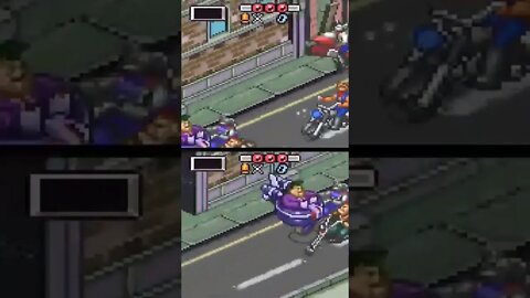 Navinha, Motocão e Arainha - Biker Mice From Mars COOP - Snes