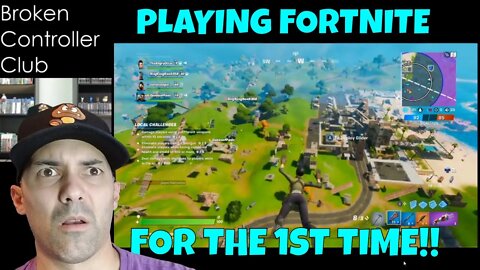 Playing Fortnite For The 1st Time!!
