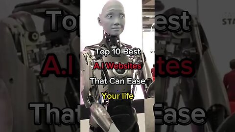 Top 10 Best A.I Websites That Can Ease Your Life #ai #artificialintelligence #aiwebsites #top10