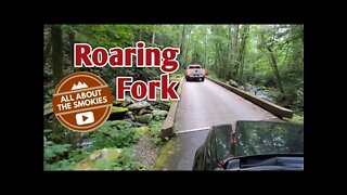 Scenic Drive Through Roaring Fork - Great Smoky Mountains