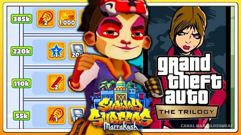 Subway Surfers Marrakesh 2021 | Trilogia GTA Remasterizada | Recorde com Sun Rogue