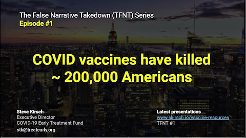 TFNT1: COVID vaccines have killed over 200,000 Americans