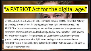 'A PATRIOT ACT For The Digital Age'