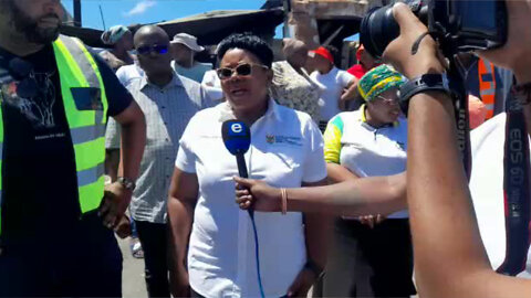 Watch: Minister Visit Shack Fire Victims In Cape Town