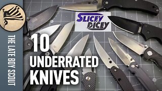 10 Most Underrated Knives for EDC (Pass the Mic Monday ft. Slicey Dicey)