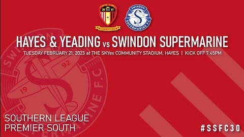 SLPS | Hayes & Yeading United 0 Swindon Supermarine 0
