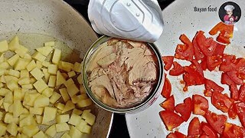 If you have potatoes, tomato and canned tuna at home. I