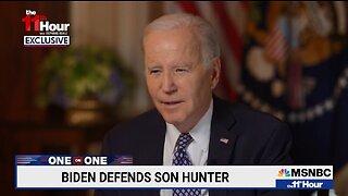 Joe Biden Declares Hunter Is Innocent