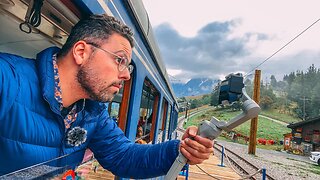 French Alps LIVE: Riding the Tramway to Mont Blanc