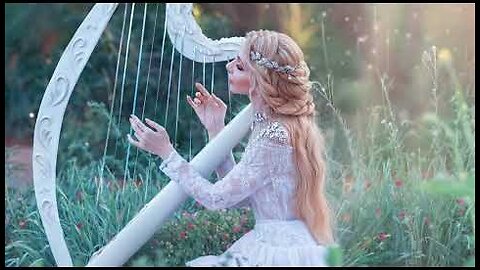 Relaxing environment 😌Beautiful harp music to relax 😌Calm Harp Instrumental