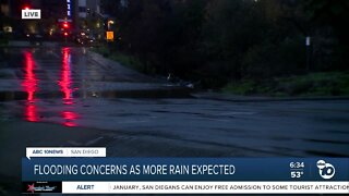 Flooding a concern with more rain set to douse San Diego