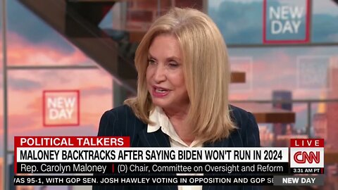 Watch a Congresswoman from New York grovel after saying Biden won't run again - 8/4/22