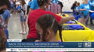 Valley nonprofit helps foster children get back to school supplies