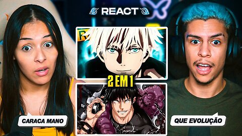 2 EM 1: GABRIZA - Satoru Gojo & Toji Fushiguro | [Casal Jounin React] 🔥