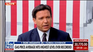 Gov DeSantis: Biden Is Going To Plunge Us Into A Recession