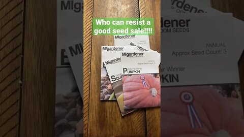 Unboxing MIGardener Fall Seed Sale! #shorts #seedhaul #unboxing