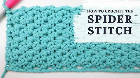 Crochet Spider Stitch Tutorial | EASY STEP-BY-STEP!
