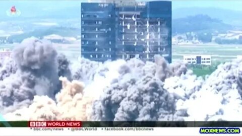 North Korea Releases Images Of The Blowing Up Of The Liaison Office In Kaesong