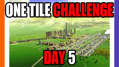 🔴LIVE: 🏙Cities Skylines 2 One Tile City Challenge - Day 5 🟠⚪🟣