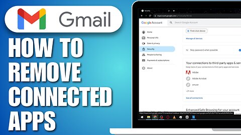 How To Remove Connected Apps From Google Account