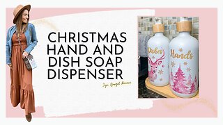 Christmas hand and dish soap dispenser review