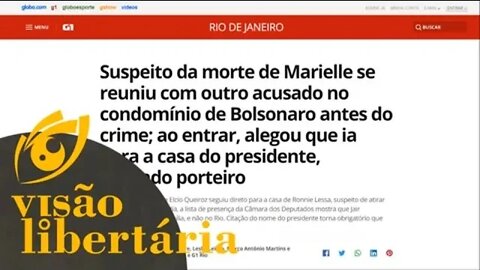 Briga entre Bolsonaro e a Globo arrisca matar os dois - Globo acusa ele de mandar matar Marielle