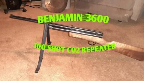Benjamin 3600 100 shot co2 .177 lead/bb repeater