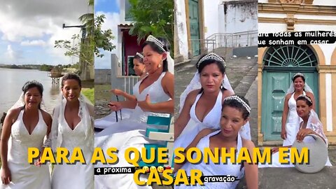 GÊMEAS DO ARROCHA ENCARA O CASAMENTO CONSIGO MESMAS E CARLINHOS SE ACABANDO DE RIR