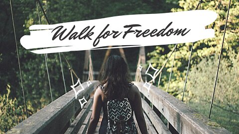 Walk for Freedom with The Convoy at Ambassador Bridge,Windsor Ontario