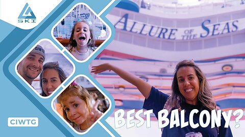 ROYAL CARIBBEAN ALLURE OF THE SEAS | THE BEST BALCONY ROOM ON THE SHIP| AQUA SHOW ALLURE OF THE SEAS