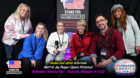 Matt & Joy Thayer Interview with (Spero Pictures) @ ReAwaken America, Missouri 11/5/22