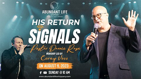 His Return Signals | Pastor Donnie Rosa