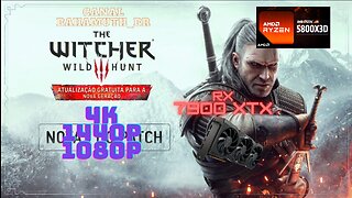 The Witcher 3 RX 7900 XTX o Gravador AMD é terrivel, travamentos no vídeo, feitos por ele, Desculpem