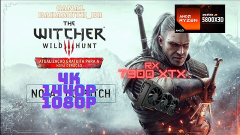 The Witcher 3 RX 7900 XTX o Gravador AMD é terrivel, travamentos no vídeo, feitos por ele, Desculpem