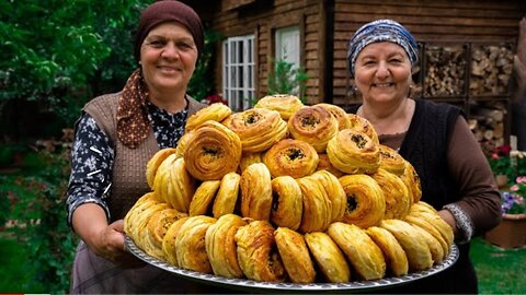 Crispy and sweet pastries 🍰 in Village style | Beautiful Village scenery 🏞| Living in peace