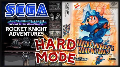 SEGA Genesis - Rocket Knight Adventures (HARD Playthrough) & July Recap