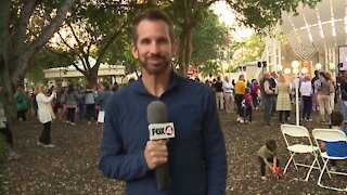 Fox 4 live at Chanukah celebration