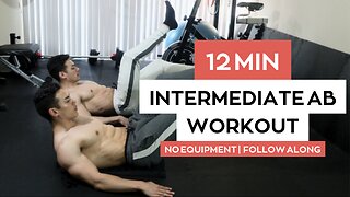 12 Minute Intermediate Ab Workout Follow-Along