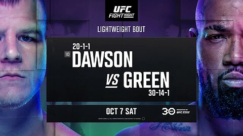 UFC Vegas 80: Dawson vs Green - October 7 | Fight Promo