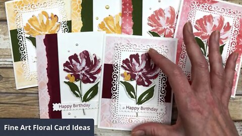 Fine Art Floral Card Ideas