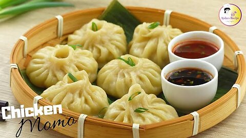 Steamed Momos | Chicken Dumpling / Chicken Dim Sum Recipe in Bengali