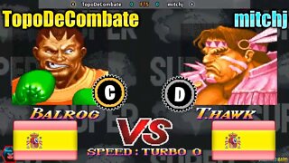 Super Street Fighter II Turbo: New Legacy (TopoDeCombate Vs. mitchj) [Spain Vs. Spain]