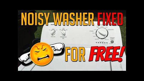 Fix Grinding Noise in Your Washing Machine for FREE - Whirlpool, Admiral, Amana, Maytag, Kenmore...