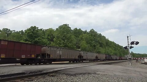 Empty Coal train headed west