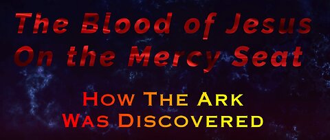 The Blood of Jesus On The Mercy Seat